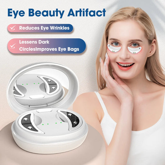 Red Light EMS Eye Massager – Anti-Aging & Dark Circle Treatment