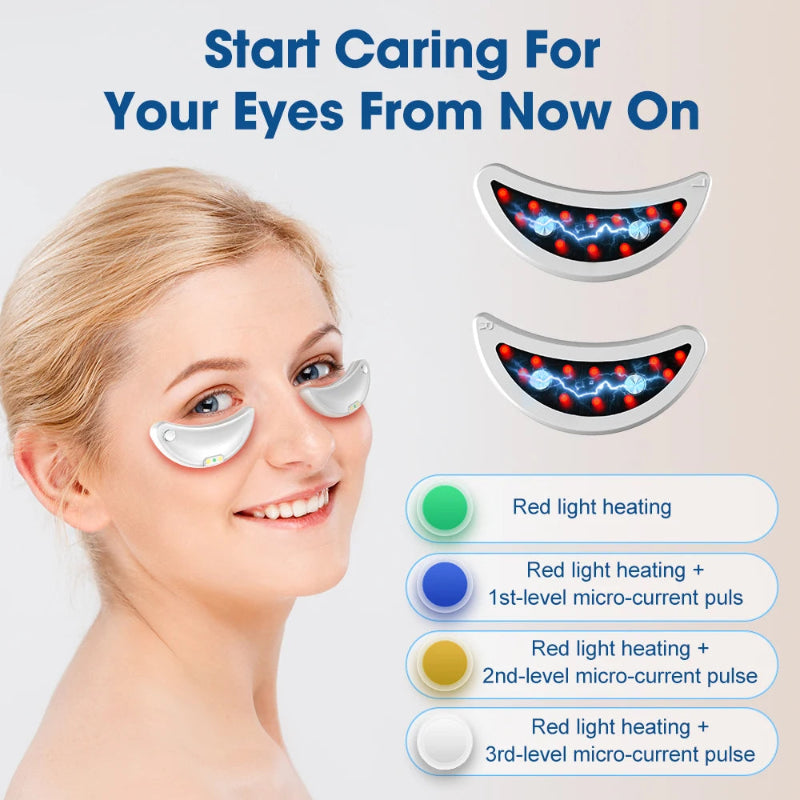 Red Light EMS Eye Massager – Anti-Aging & Dark Circle Treatment