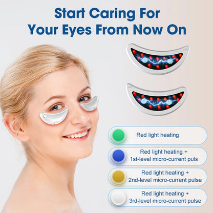 Red Light EMS Eye Massager – Anti-Aging & Dark Circle Treatment