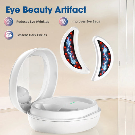 Red Light EMS Eye Massager – Anti-Aging & Dark Circle Treatment