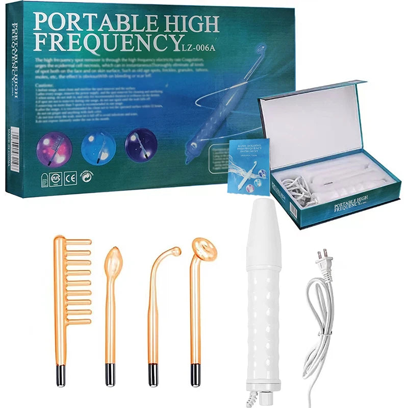 4-in-1 High Frequency Facial Wand – Anti-Aging & Acne Care