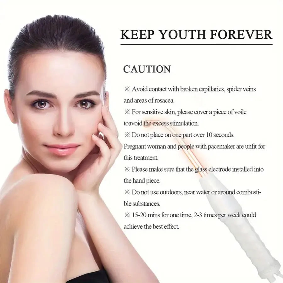 4-in-1 High Frequency Facial Wand – Anti-Aging & Acne Care