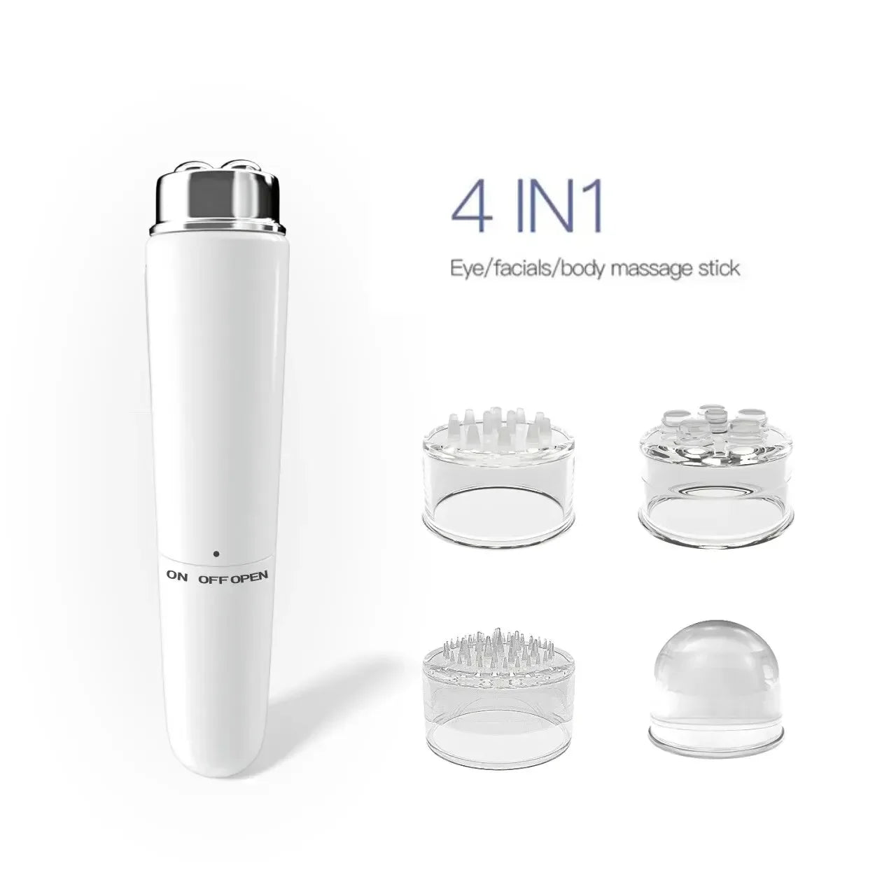 4-in-1 Electric Eye & Facial Massager – Dark Circles & Puffiness Silvielle