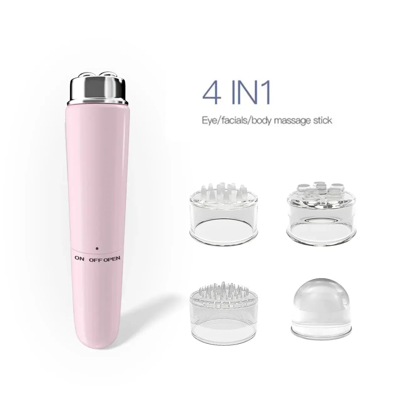 4-in-1 Electric Eye & Facial Massager – Dark Circles & Puffiness Silvielle