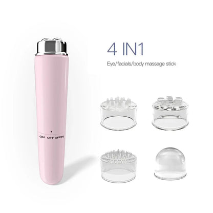 4-in-1 Electric Eye & Facial Massager – Dark Circles & Puffiness Silvielle