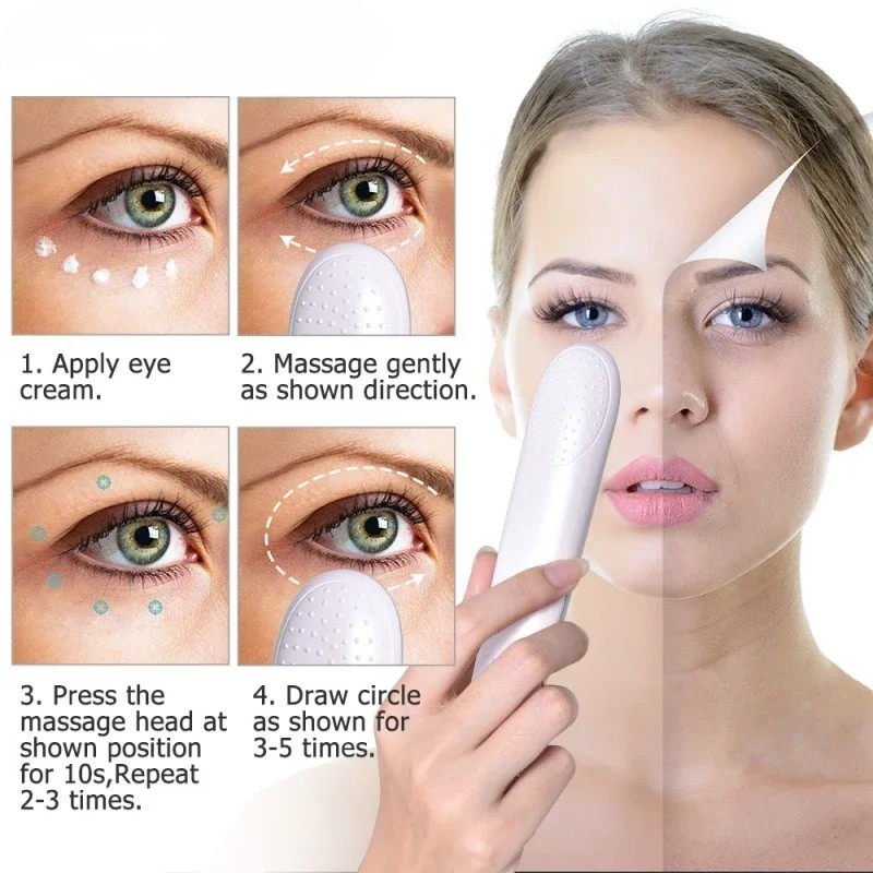 EMS Red Light Eye & Neck Massager – Rejuvenate Your Glow Silvielle