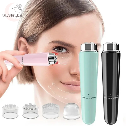 4-in-1 Electric Eye & Facial Massager – Dark Circles & Puffiness Silvielle