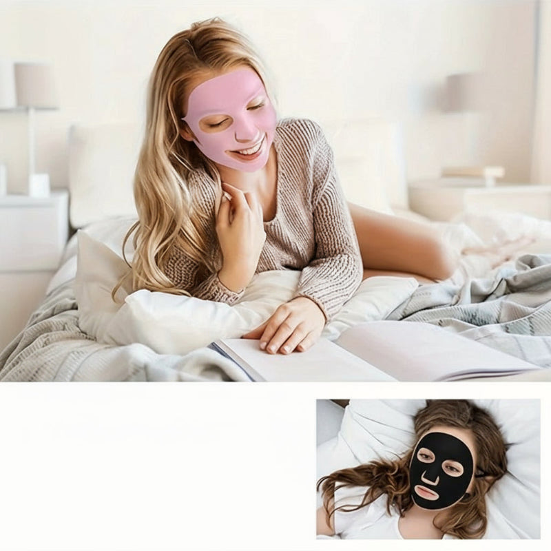 Reusable 3D Silicone Facial Mask – Moisturizing Skincare Tool for Women