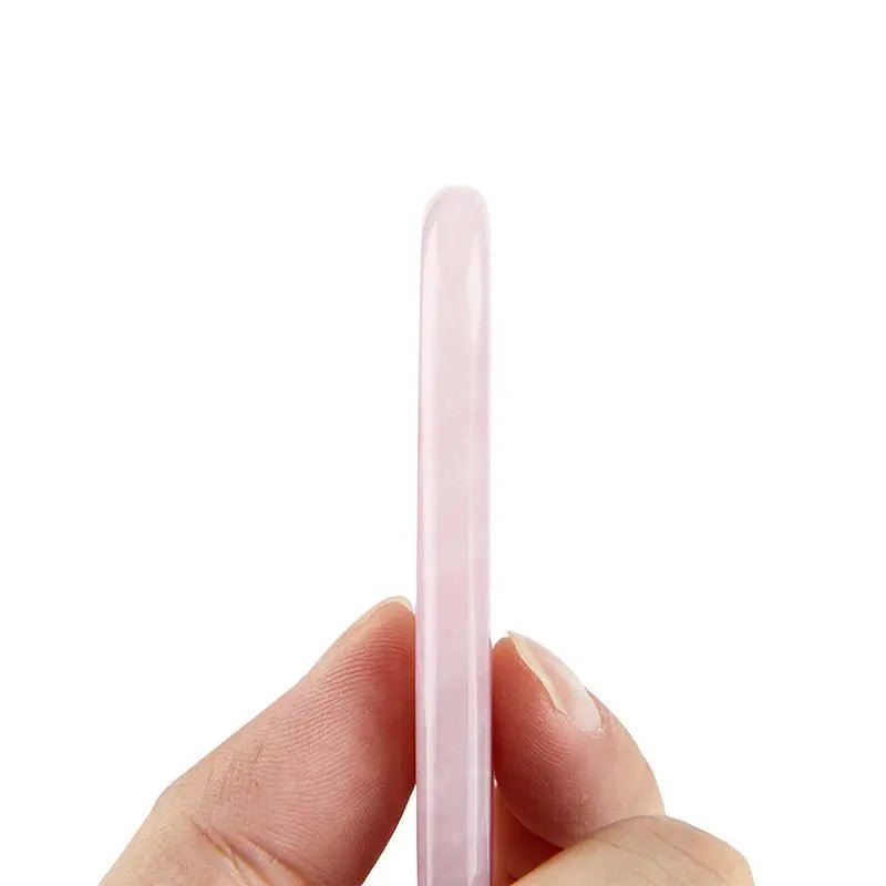 Rose Quartz Gua Sha Face Massager – Natural Jade Scraper Silvielle