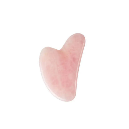Rose Quartz Gua Sha Face Massager – Natural Jade Scraper Silvielle