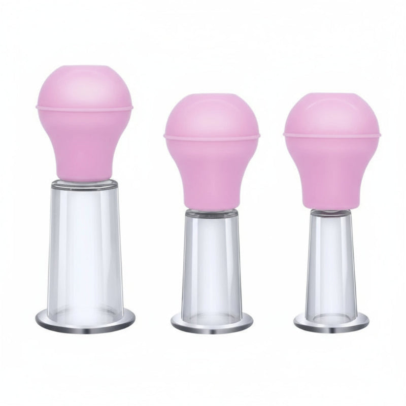 Silvielle™ Facial Vacuum Cupping Set – Silicone Massage Cups